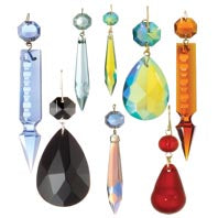 Colored Chandelier Crystal Prisms
