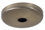 Antique Brass Finish Plain Rounded Canopy and Canopy Kit