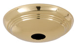 Polished and Lacquered Solid Spun Brass Ribbed Canopy Kits