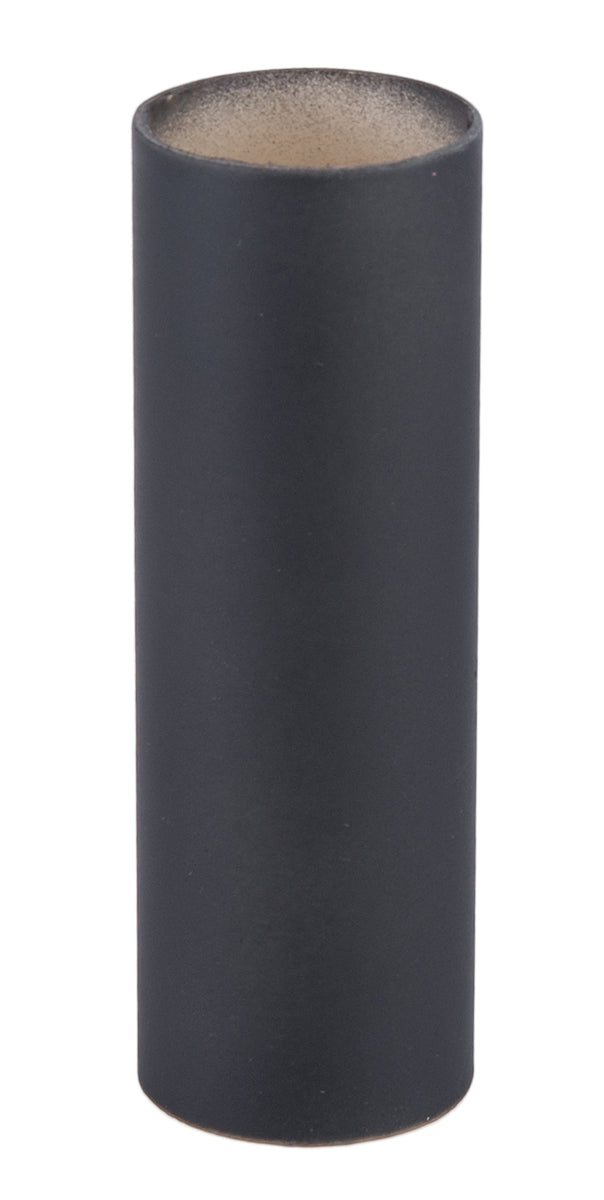 Standard Size Flat Black Paper Candle Cover 1 3/16" ID
