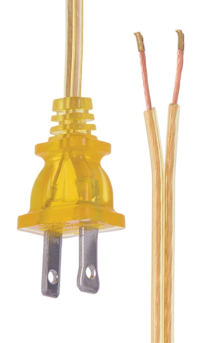 Clear PVC 3-wire Medium Duty Spooled Lamp Cord –
