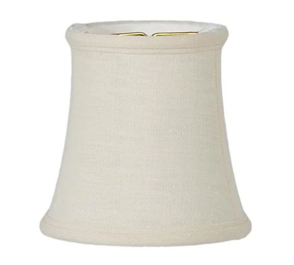 Eggshell Color, Softback PETITE BELL Chandelier Shade (00682EE)