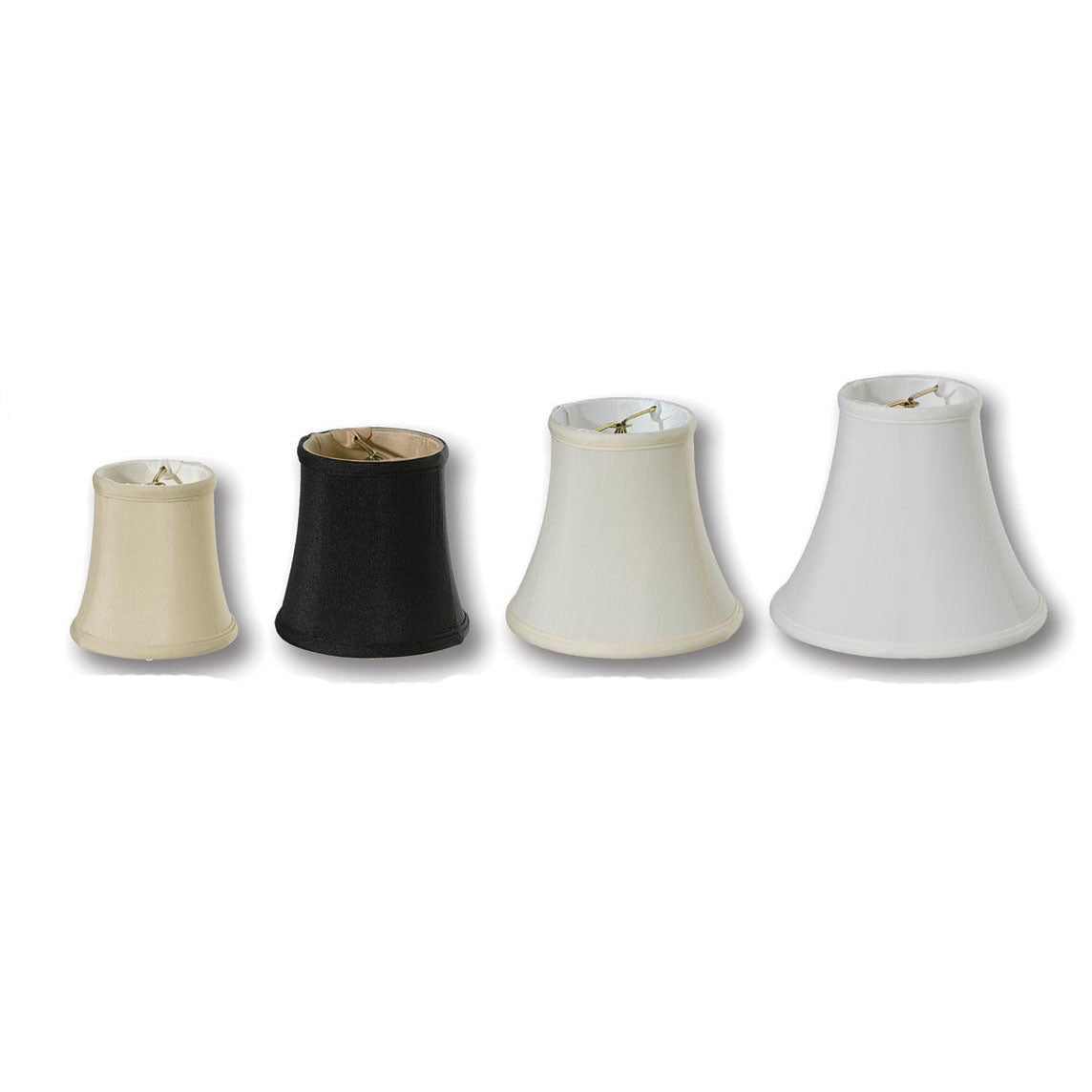 Chandelier Shade Mini Bell with 3" top x 5" Bottom dia. 4.5" height - Tissue Shantung