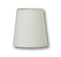 Chandelier Empire Hardback Shades, Ivory Microfiber Chiffon (00695i)