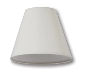 Chandelier Empire Hardback Shades, Pewter Microfiber Chiffon (00696J)