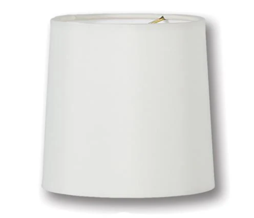 Chandelier Retro Drum Hardback Shades, Ivory Microfiber Chiffon (00709i, 00710i)