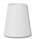 Chandelier Shade, Tapered Deep Empire, 4(T) x 6(B) x 7(H), Off White Linen (00714F)