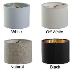 Chandelier Shade Mini Drum Hardback 4.5"x4.5"x3.5" (00721A)