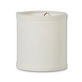 Chandelier Deep Drum Hardback Shades, Eggshell Color 100% Fine Linen (00761E)