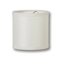Chandelier Deep Drum Hardback Shades, Ivory Color Micro Fiber Chiffon (00761i)