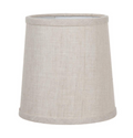 Chandelier Deep Drum Hardback Shade, Natural Color 100% Linen 3(T)x5(B)x4(H) (00767AE)