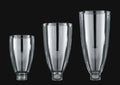 Clear Colonial Lamp Shades or Globes, 1-5/8" Fitter Size (08701)