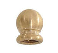 3/4" Tall Round Brass Finial Knob Tap 1/8F (10965U)