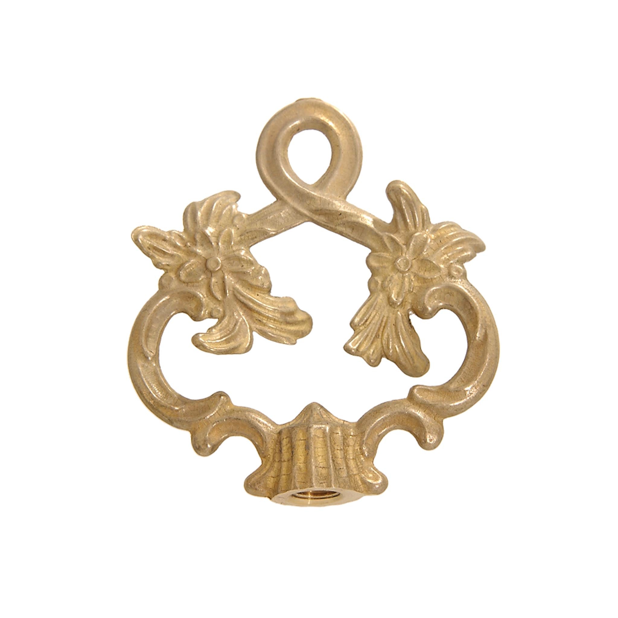 3-1/2" Tall Die Cast Brass Finial Tap 1/8F Unfinished (10971U)