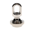Cast Brass Screw Collar Loop, Tap 1/4IP, Slips 1-1/16" Hole, Nickel Finish (10996N)
