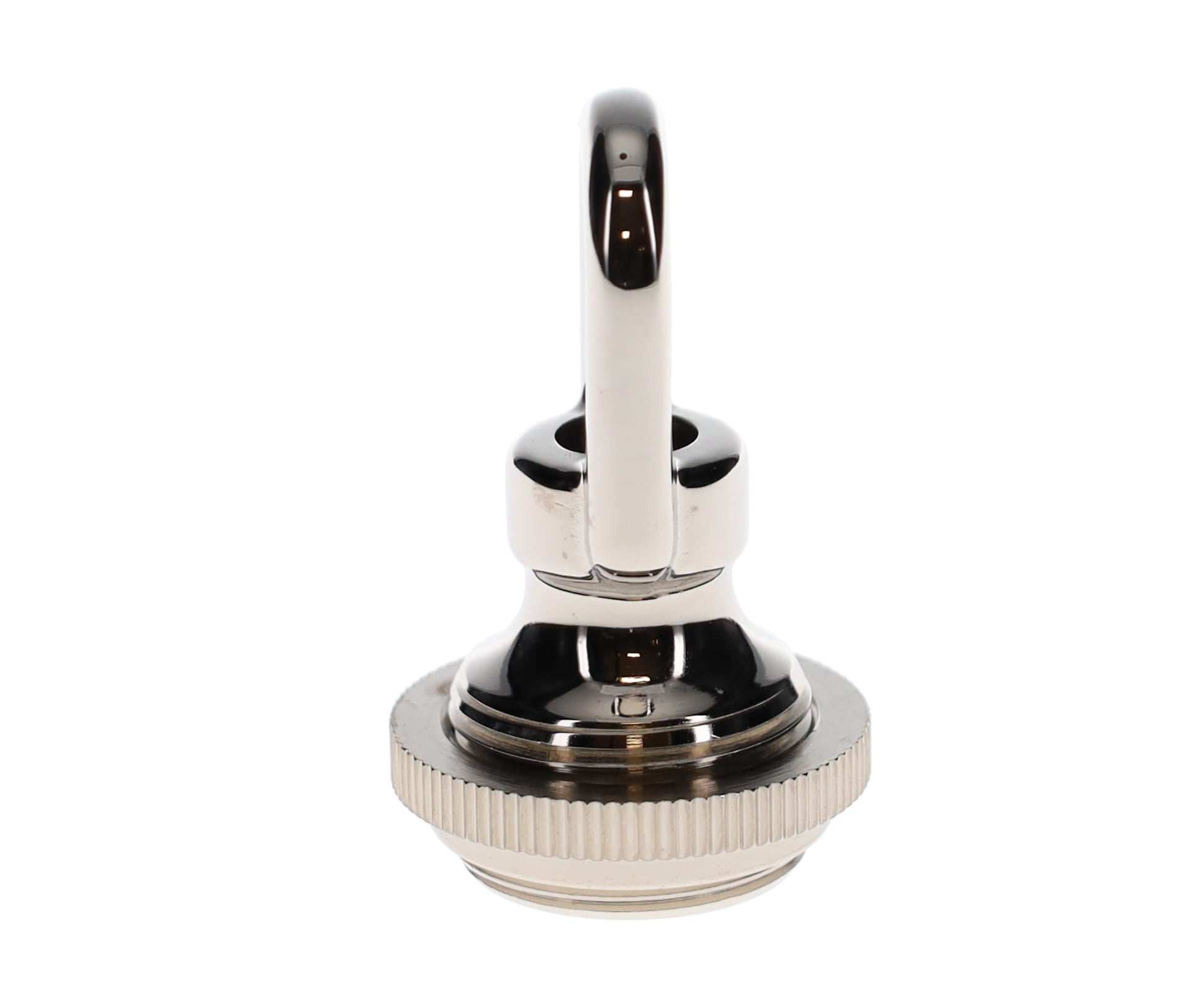 Cast Brass Nickel Screw Collar Canopy Set, 1/4F Tap, Mounting Hardware Kit (10951N)