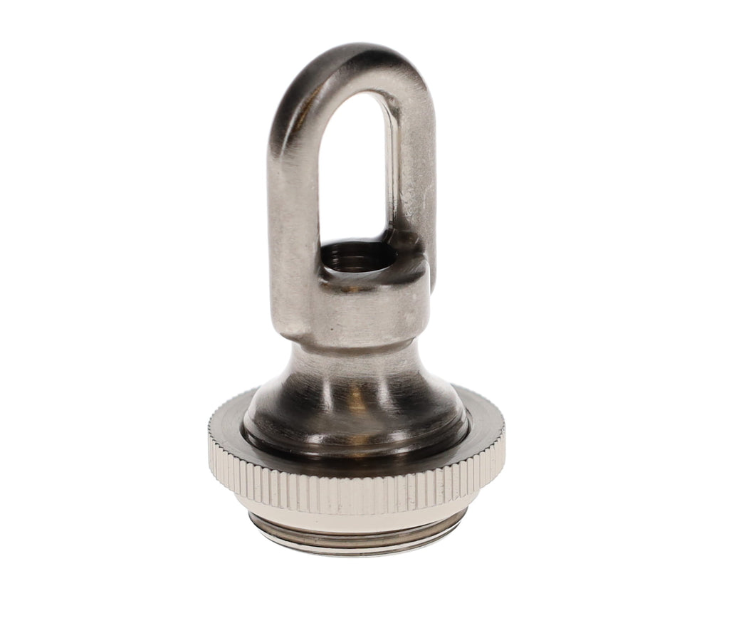 Cast Brass Satin Nickel Finish Screw Collar Canopy Set, 1/4F Tap, Mounting Hardware Kit (10951SN)