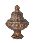 2-3/4" Tall Roman Style Large Lamp Finial, Copper 1/4-27 Tap (11033B)