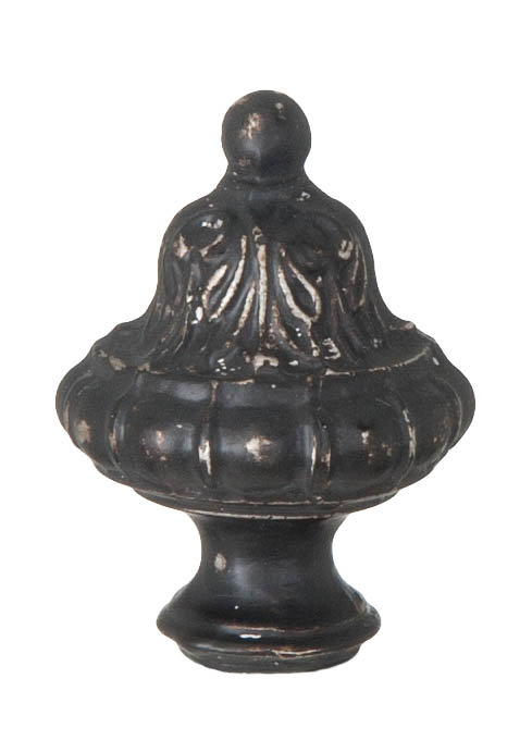 Roman Style Finial, Bronze, 2-3/4" Tall, 1/4-27 tap (11033D)