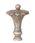 Royal Style Finial, Nickel, 3-5/8 Inch Tall 1/4-27 tap (11035N)