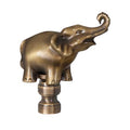 Elephant Lamp Finial, 2 1/4" Tall, 1/4-27 tap (11073A)