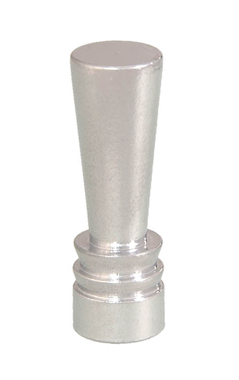 1-7/16" Tall, Deco Style Finial, Tap 1/4-27F (11085N)