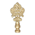 3-1/8" Tall Ornamental Filigree Die Cast Brass Finial, Tap 1/4-27F (11118)