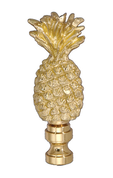 3" Tall Brass "Pineapple" Finial 1/4-27F Tap (11120)