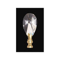 2-3/4" Tall Crystal Finial 1/4-27F Tap (11141)