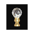1-9/16" Tall Crystal Finial 1/4-27F Tap (11142)