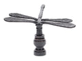 2" Tall Dragonfly Design Cast Metal Finial Bronze Finish 1/4-27F Tap (11241B)