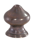 1" Tall Bronze Handel Finial 1/4-27F Tap (11281A)