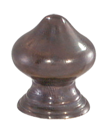 1" Tall Bronze Handel Finial 1/4-27F Tap (11281A)