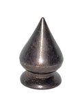 1" Tall Antique Bronze Handel Finial 1/4-27F Tap (11282A)