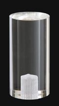 1-15/16" Tall x 1-3/4" Diam Cylinder-Shaped Acrylic Cylinder Finial 1/4-27F Tap (11327)