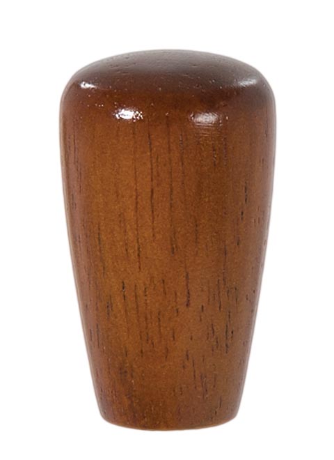 1-7/8" Tall x 1-1/8" Diam Wooden Conical Lamp Finial 1/4-27F Tap (11359)