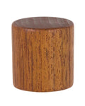 1-1/4" Tall x 1-1/4" Diam Wooden Drum Style Lamp Finial 1/4-27F Tap (11360)