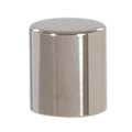 1" Tall x 7/8" Diam Drum Style Brass Lamp Finial Polished Nickel Finish (11372N)