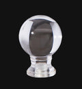 1-5/8" Tall x 1-1/8" Diam Clear Acrylic Ball Finial 1/4-27F (11389)