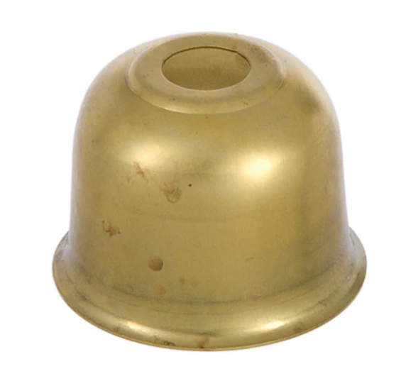1-1/16" Tall Stamped Brass Candle Cup (11524U)