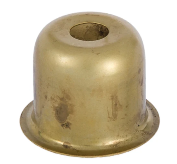 1" Tall Stamped Brass Candle Cup (11525U)