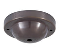 4-5/16" Diam Deep Dome Shape Antique Bronze Canopy (11733B)