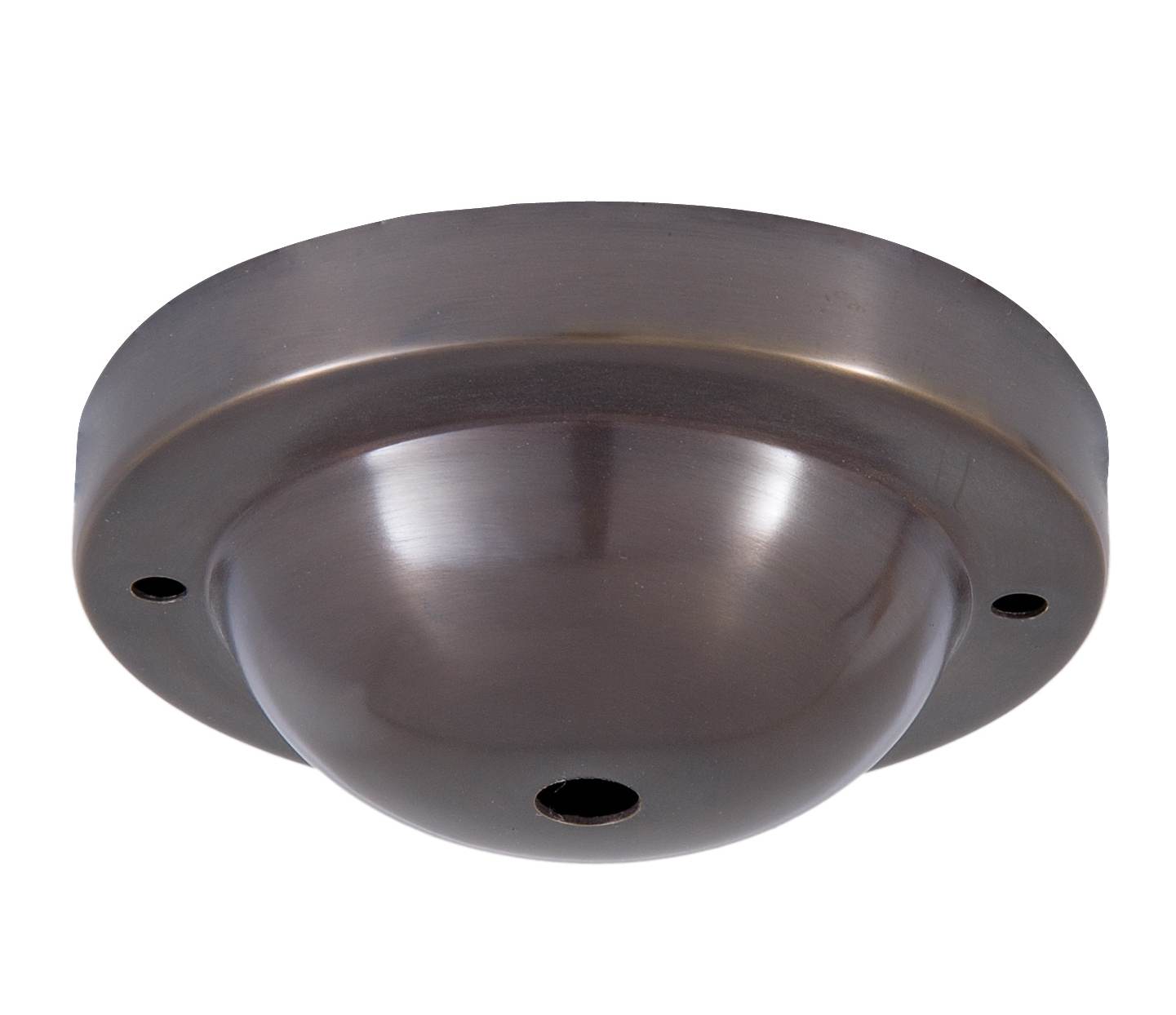 4-5/16" Diam Deep Dome Shape Antique Bronze Canopy (11733B)