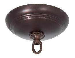 Antique Bronze Solid Spun Brass Ribbed Canopy KIT (11734B)