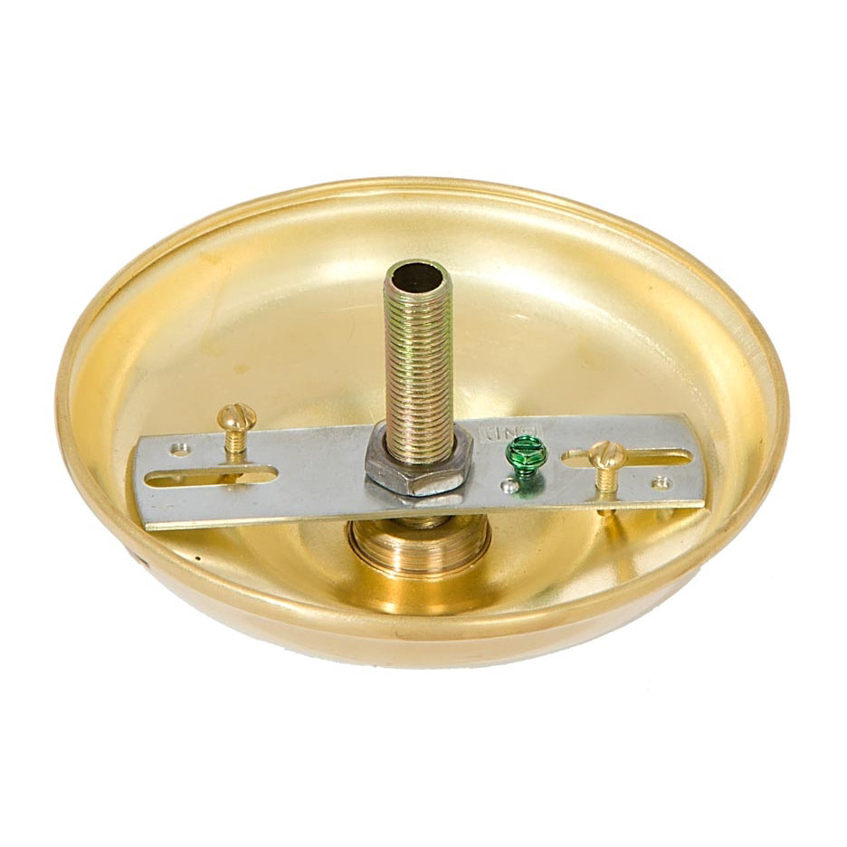 5-1/2" Unfinished Brass Canopy Kit with Mounting Hardware (11785U)