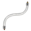 6" - 8" Rope Pattern Glass Chandelier Arm (11902)