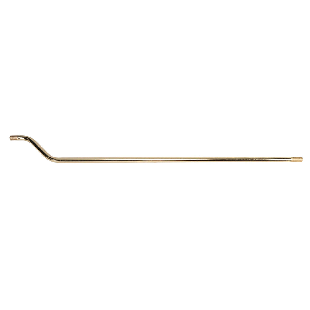 20" Bent Pipe 3/8" Diam., Figurine Assembly, Threaded both ends (12058)
