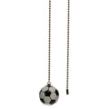 20" Length Brass Pull Chain Soccer Ball, 1-1/2" Diam (15024)
