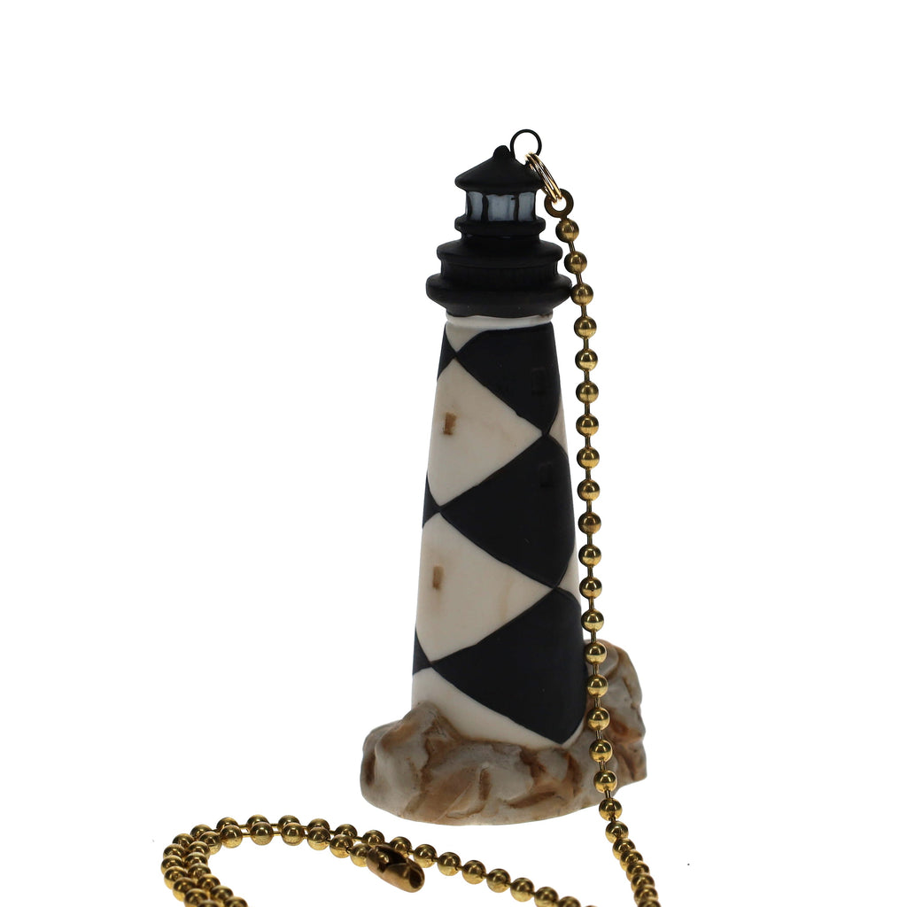 22-1/2" Length Brass Pull Chain Lighthouse (15025)