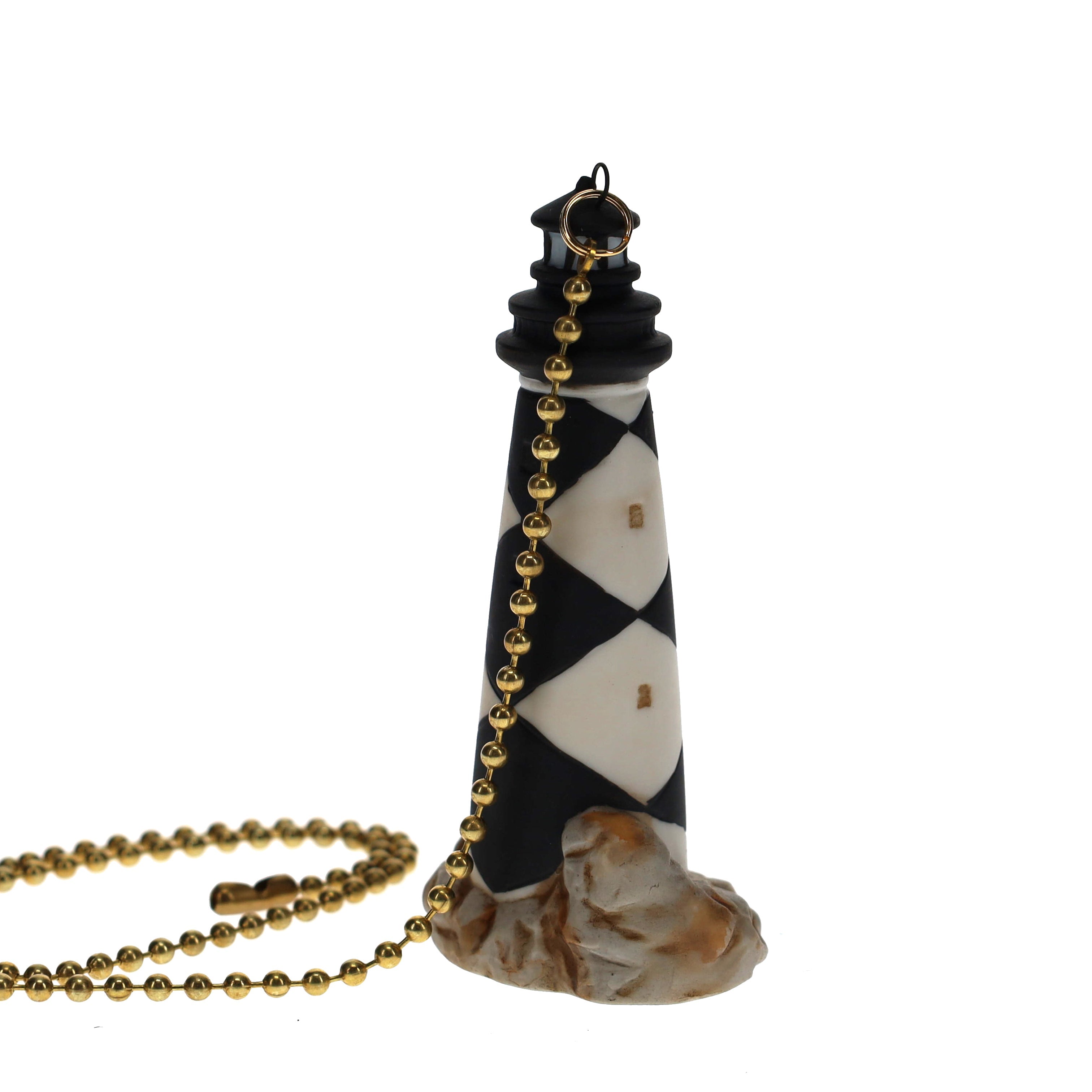 22-1/2" Length Brass Pull Chain Lighthouse (15025)